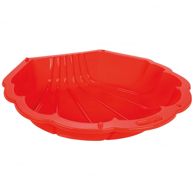 Bac à sable coquillage fermé rouge - 1 pièce