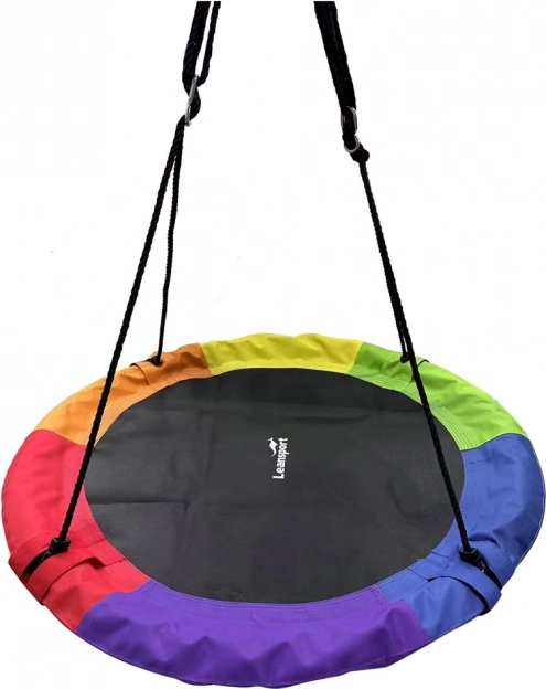 Balançoire de jardin colorée pour enfants Nid de Cigogne 100 cm