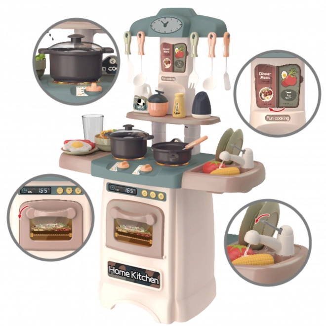 Cuisine Woopie avec circulation d'eau, lumière et son