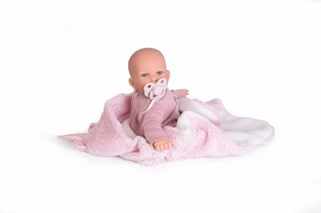 Antonio Juan 12238 PETIT - poupée réaliste avec sons et corps en tissu doux - 27 cm