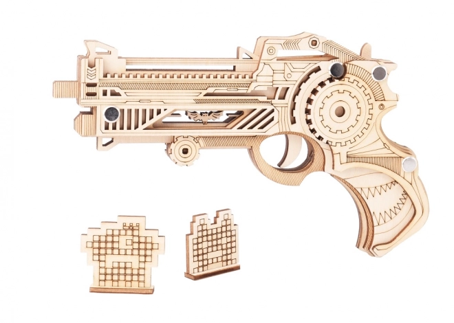 Casse-tête 3D en bois Woodcraft Arme à élastiques Virbius