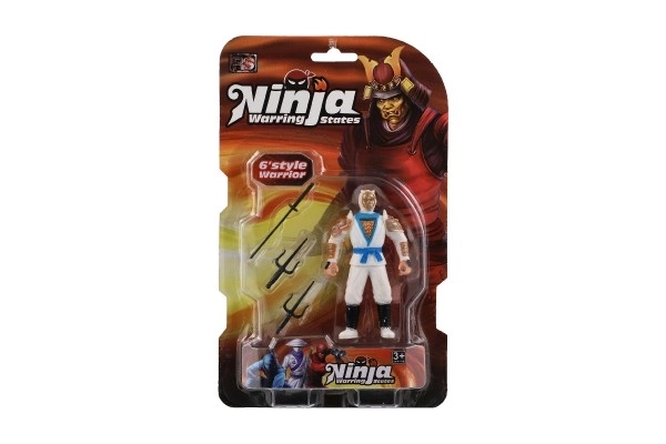 Figurine ninja avec accessoires 10 cm