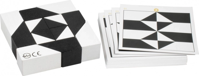 Detoa casse-tête tangram noir et blanc