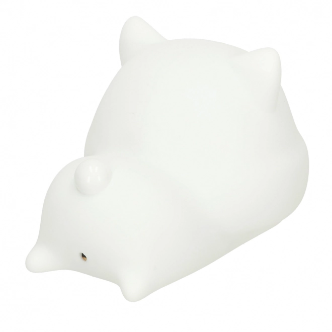 Veilleuse en silicone pour enfants Chat allongé