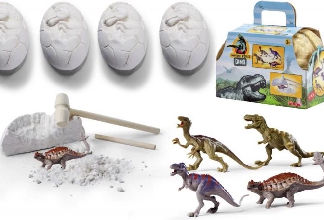 Ensemble de fouille d'œufs de dinosaures