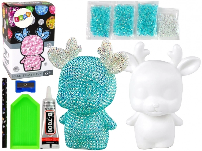 Ensemble créatif LEAN Toys DIY Cerf Cristal
