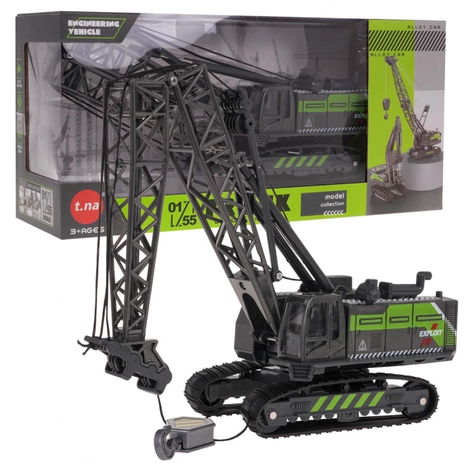 Grue métallique noir et vert