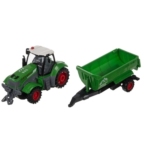 Tracteur télécommandé Kruzzel avec remorque