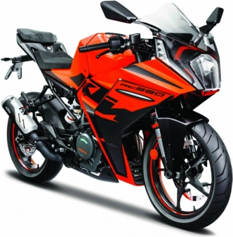 Modèle métallique KTM RC 390 1:12