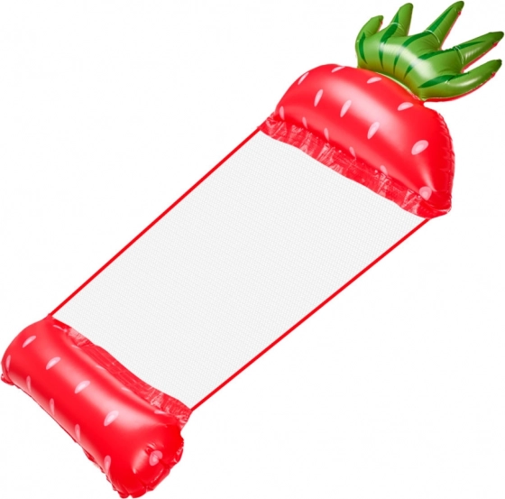 Hamac gonflable en forme de fraise pour l'eau