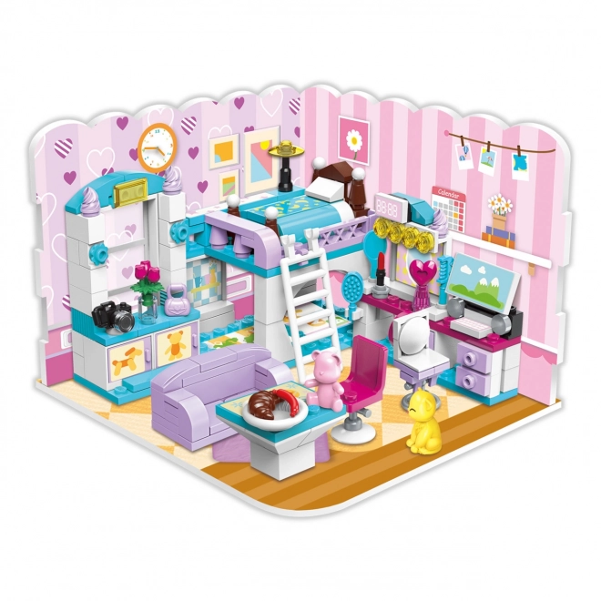 Qman Idées illimitées 4801 Chambre de fille 3 en 1