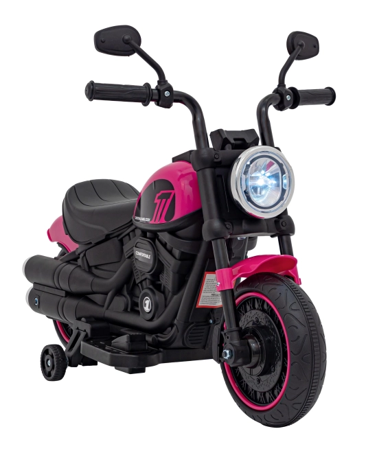 Motocykel Chopper RAPIDE – Růžový