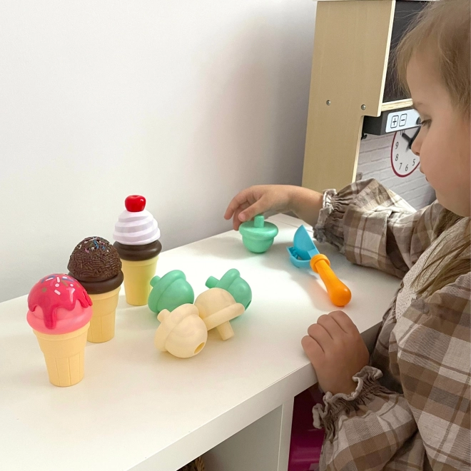 Ensemble de jeux de crème glacée Ice Cream Play Set 15 pcs