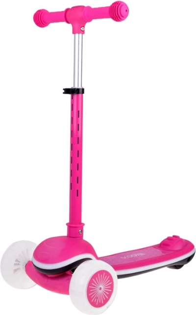 Trottinette d'équilibre pour enfants avec lumières et musique – Rose