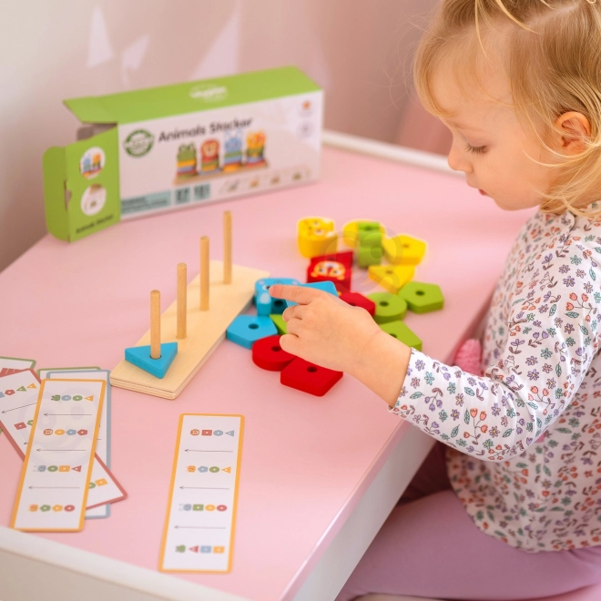 Woopie Montessori Pyramid d'animaux 27 pcs