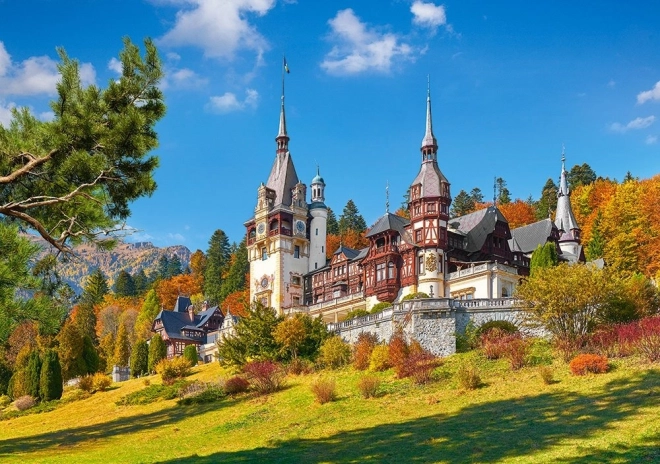 Puzzle 500 pièces – château de PELEȘ, Roumanie