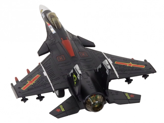 Modèle d'avion à propulsion par friction Gris Noir ou Jaune