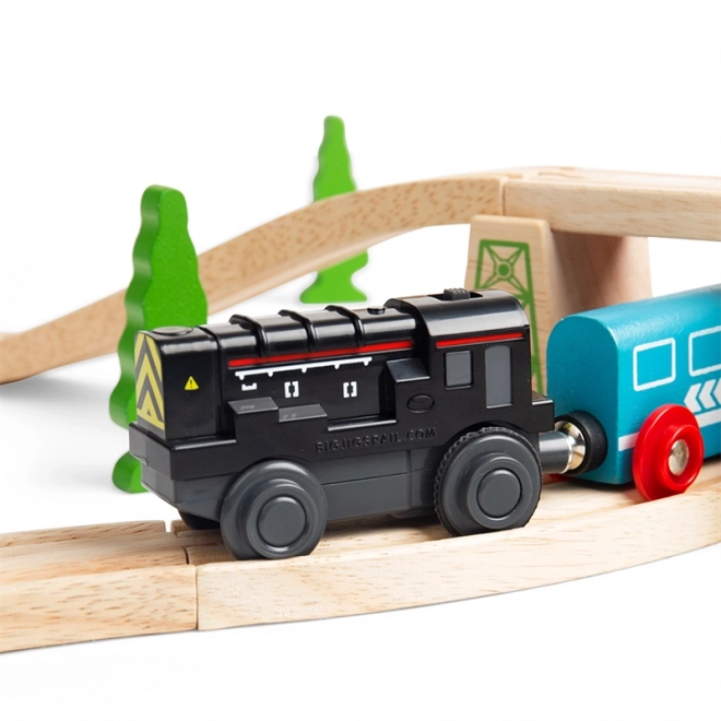 Locomotive de manœuvre diesel Bigjigs Rail à piles