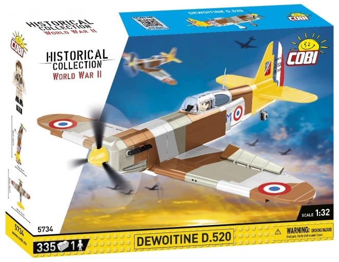 COBI 5734 II WW Dewoitine D.520, 1:32, 335 p, 1 f