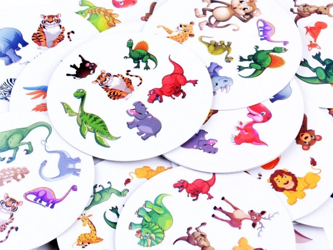 Jeu d'observation Trouvez la paire Dinosaures