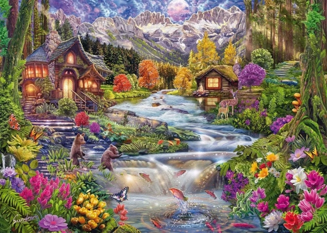 Puzzle Ruisseau Montagnard 2000 pièces
