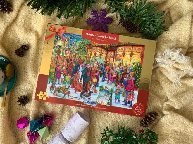 Puzzle Gibsons Édition Limitée Noël Royaume Hivernal des Merveilles 1000 Pièces