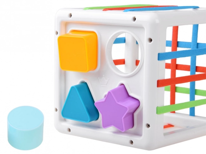 Cube trieur pour enfant avec couverture en caoutchouc