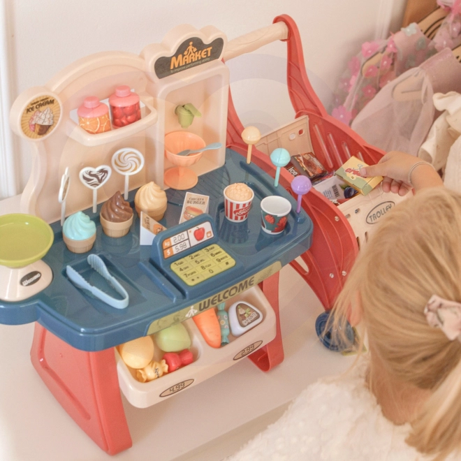 Supermarché avec Chariot pour Enfants