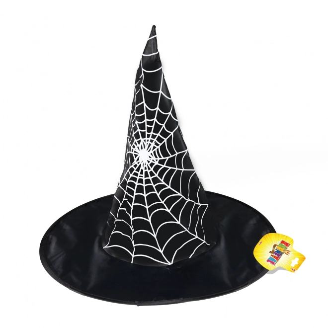 Chapeau d'enfant avec toile d'araignée décor blanc