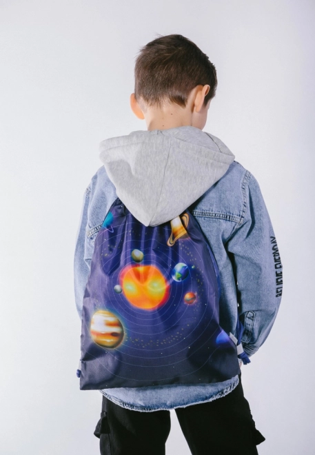 BAAGL SET 3 Airy Planètes: cartable, trousse, sac