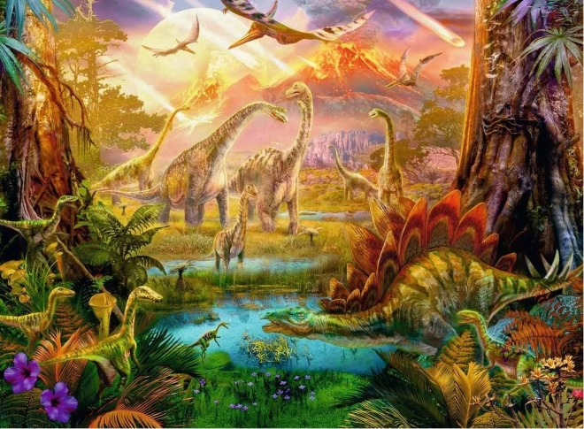 Puzzle Dinoland de Ravensburger, 500 pièces