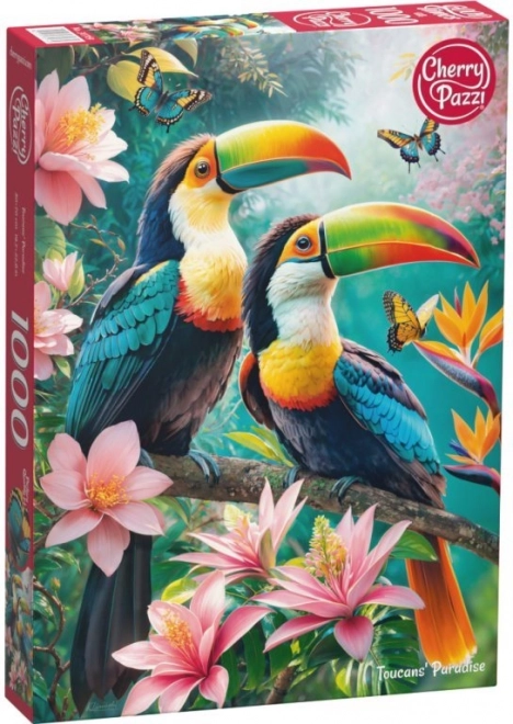 Puzzle Toucan au Paradis 1000 Pièces