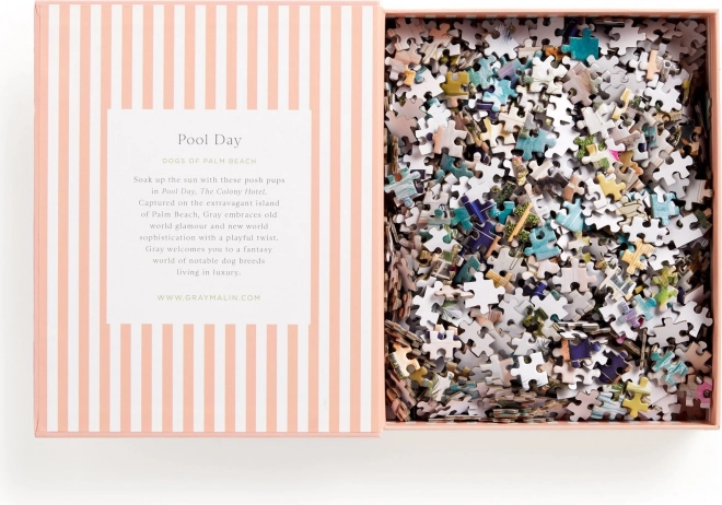 Puzzle À la piscine de Palm Beach 1000 pièces