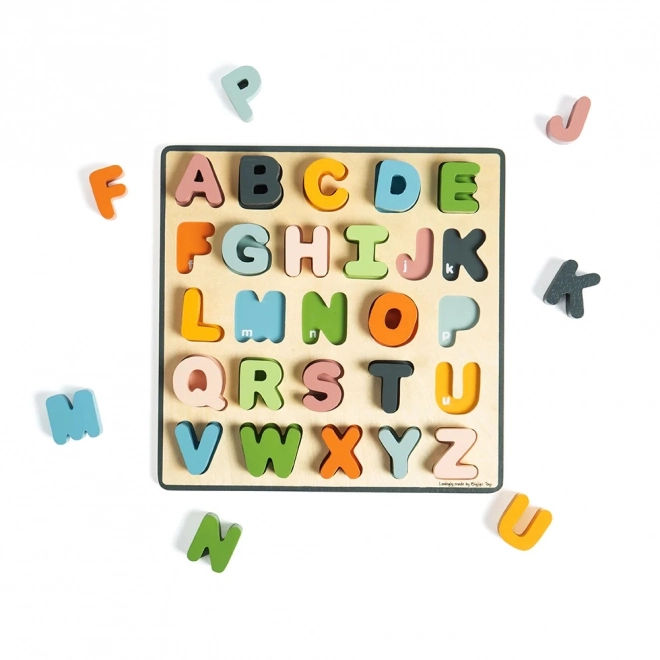 Bigjigs Toys Puzzle en bois grandes lettres - ABC