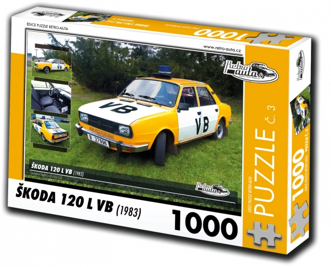 Puzzle RETRO-AUTA Škoda 120 L VB 1000 pièces