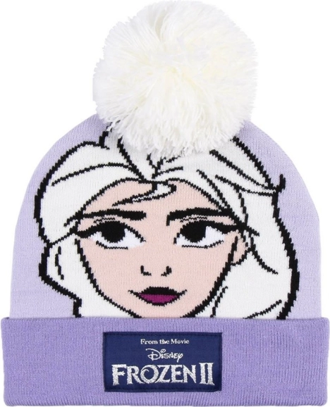 Bonnet à pompon LA REINE DES NEIGES 2