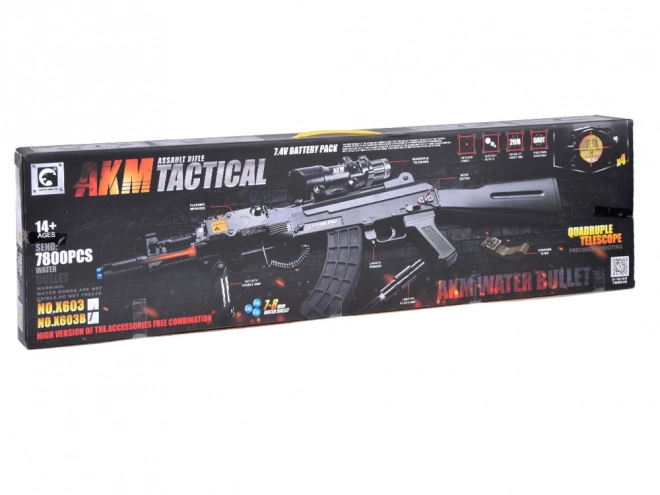 Grande carabine automatique réaliste AK avec batterie rechargeable à billes d'eau ZA3354