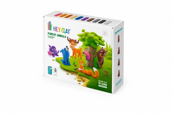 Hey Clay ensemble de pâte à modeler Animaux des bois