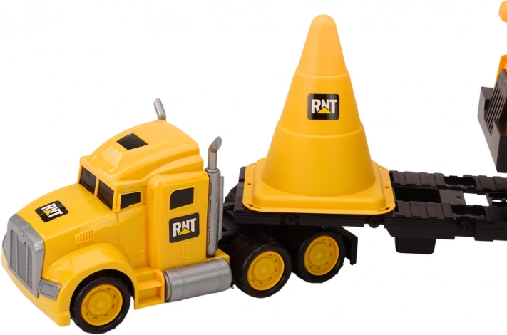 Tracteur avec semi-remorque pour un transport réaliste