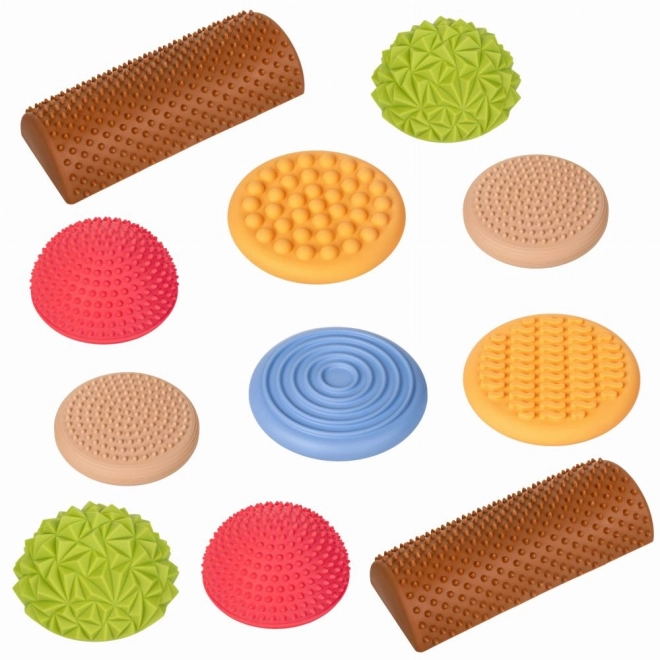 Piste sensorielle pastel de santé 11 éléments