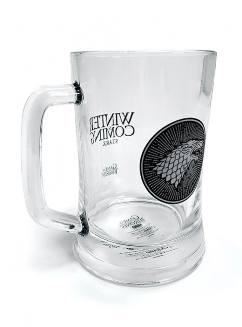 chope en verre Jeu des trônes