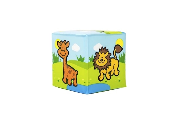 Bloc doux Mes premiers animaux - 7x7 cm
