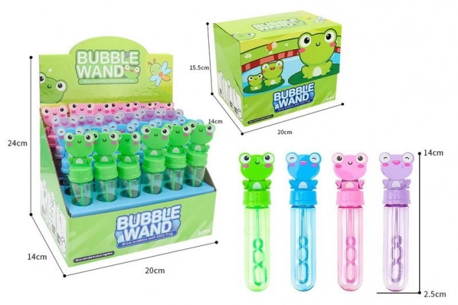 Épée à bulles en forme de grenouille