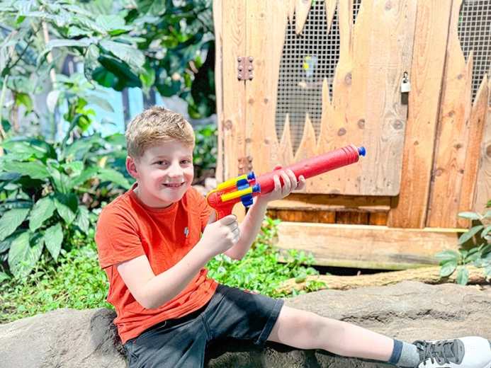 Amusement à une distance allant jusqu’à 8 mètres