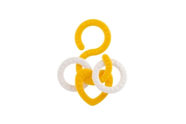 Anneau de dentition coloré pour bébés 0m+