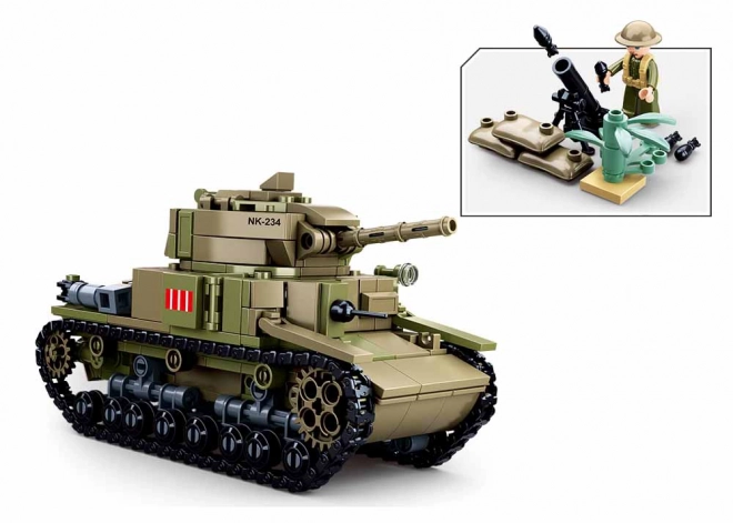 Sluban Armée M38-B0711 Char moyen italien 2v1