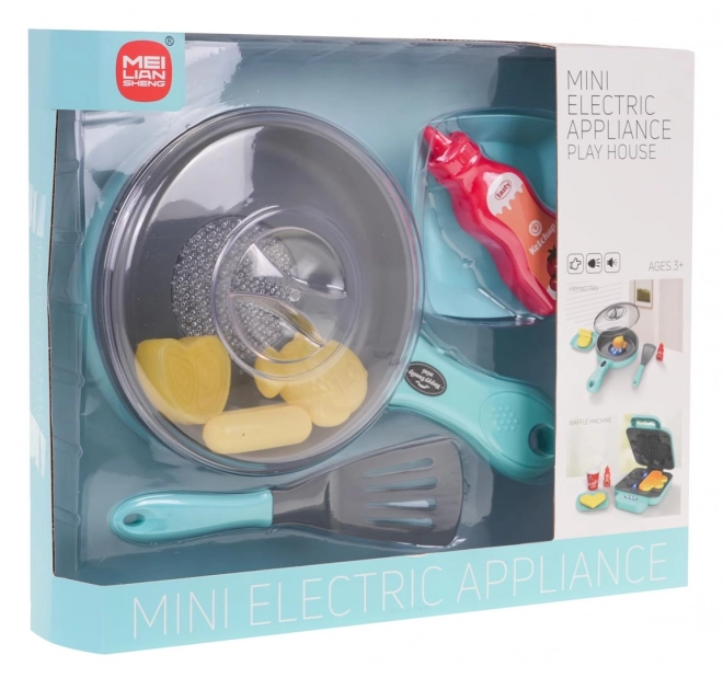 Poêle avec fonction lumineuse et sonore + accessoires
