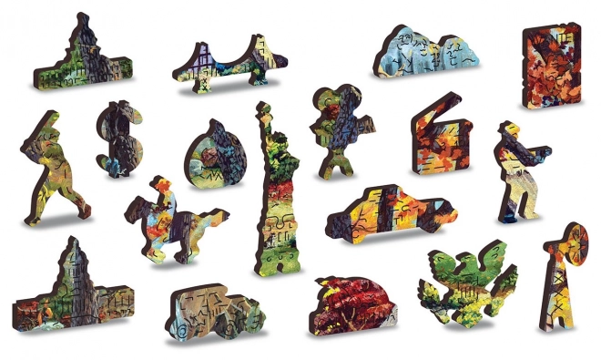 Puzzle en bois Chalet en forêt de WOODEN CITY