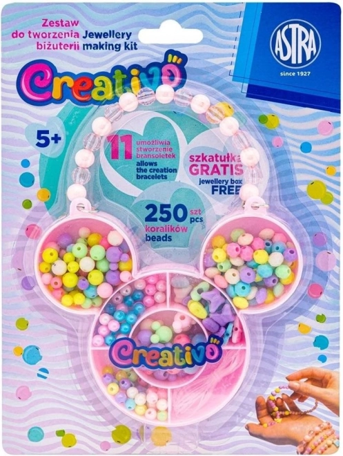 Astra coffret de perles Souris – kit créatif pour fabriquer des bijoux