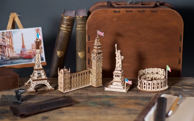 Modèle 3D en bois Statue de la Liberté